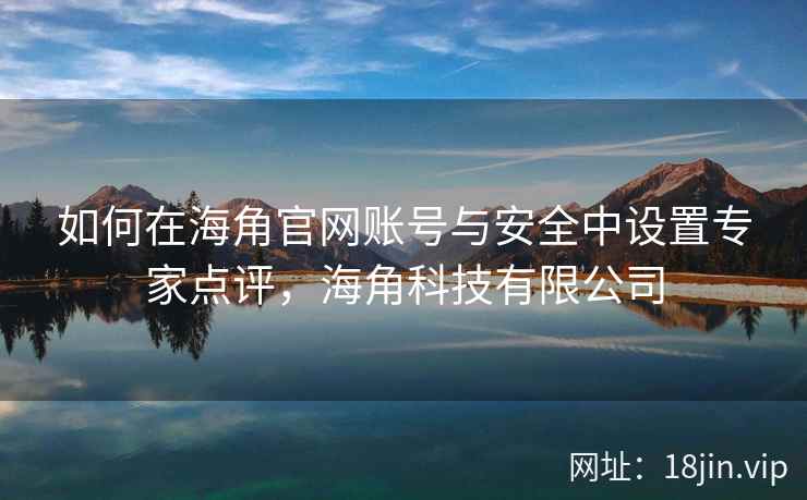 如何在海角官网账号与安全中设置专家点评，海角科技有限公司