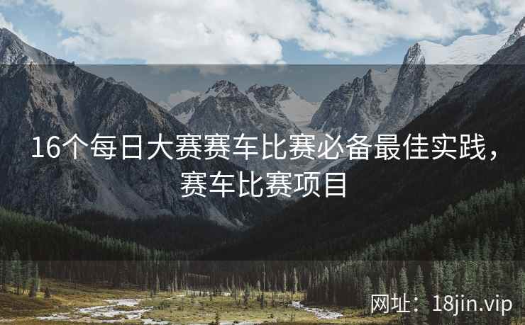 16个每日大赛赛车比赛必备最佳实践，赛车比赛项目