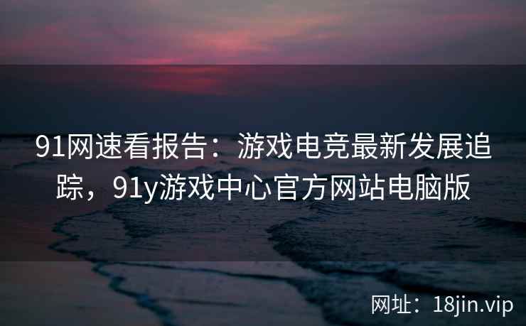 91网速看报告：游戏电竞最新发展追踪，91y游戏中心官方网站电脑版