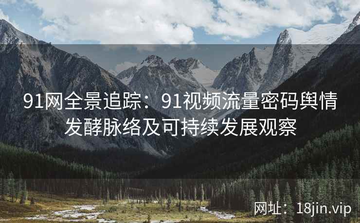 91网全景追踪：91视频流量密码舆情发酵脉络及可持续发展观察